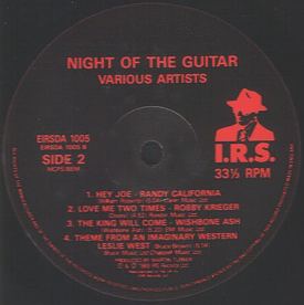 [Night of the Guitar UK LP label]