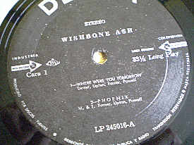 [Wishbone Ash - Colombian compilation cover art, detail]