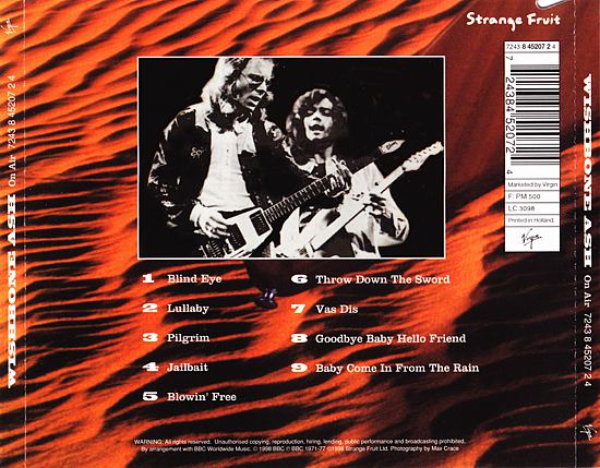 [On Air back cover - Virgin]