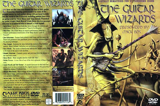 [The Guitar Wizards - Various Artists DVD cover art]