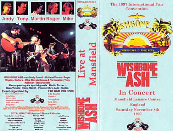 [Wishbone Ash Live at Mansfield - AshCon97 Video cover art]