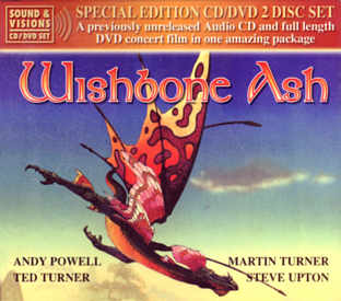 [Wishbone Ash in Concert - Bedrock in Concert CD/DVD cover art]