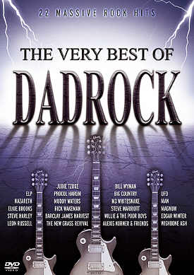[The Very Best Of Dadrock - Various Artists DVD cover art]