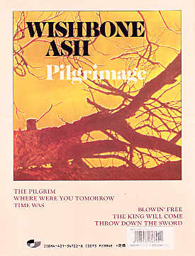 [Wishbone Ash Best - Band Score - Book cover art, back]